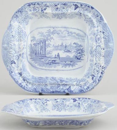Vegetable Dish Base c1840